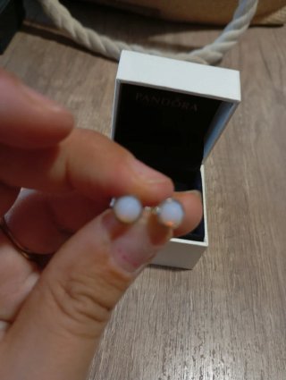 Orecchini Pandora Argento con quarzo Rosa