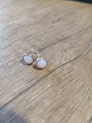 Orecchini Pandora Argento con quarzo Rosa