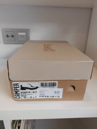 Zapatos piel Camper vestir negros talla 40