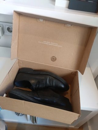 Zapatos piel Camper vestir negros talla 40