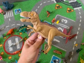 Alfombra niños con lote dinosaurios y animales 35€