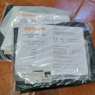 OREWORK Pantalones Impermeables Agua XL