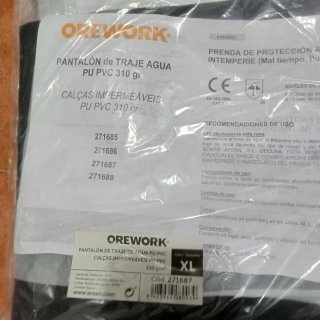 OREWORK Pantalones Impermeables Agua XL