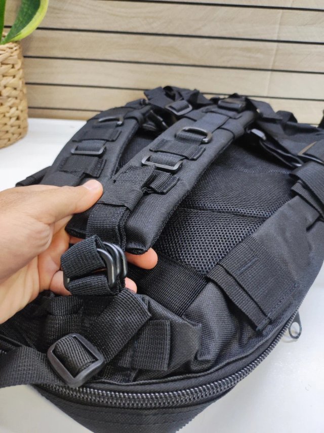 Mochila Táctica Militar 25L Negra