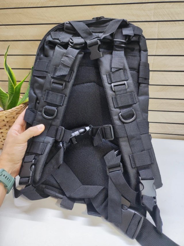 Mochila Táctica Militar 25L Negra