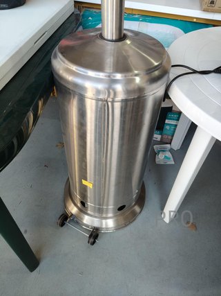 Estufa exterior de gas ajustable