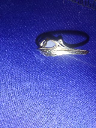 Conjunto Collar, Pendientes y Anillo Zafiro Azul