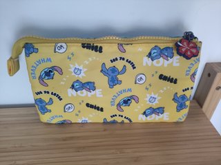 Estuche Stitch 3 cremalleras