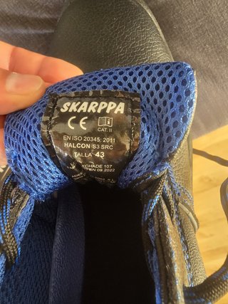Zapatos Seguridad Skarppa Blue Nuevos