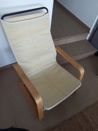 Sillón IKEA POÄNG Madera y Tela