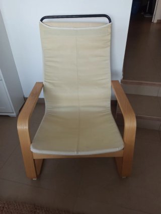 Sillón IKEA POÄNG Madera y Tela