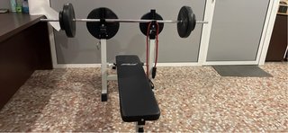 Banco musculación Physionics con soporte