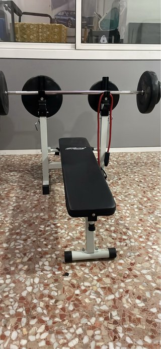 Banco musculación Physionics con soporte