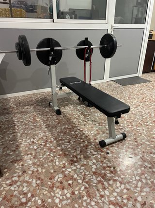 Banco musculación Physionics con soporte