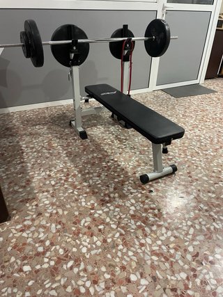 Banco musculación Physionics con soporte