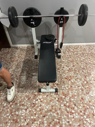 Banco musculación Physionics con soporte