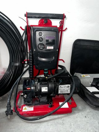 Máquina para reparar tuberías