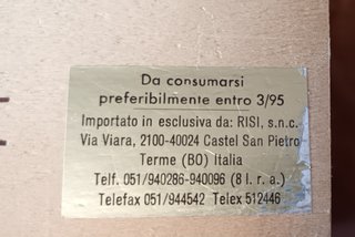 Scatola legno Turrón Alicante '90
