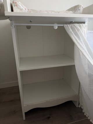 Cambiador y Librería Infantil Blanco