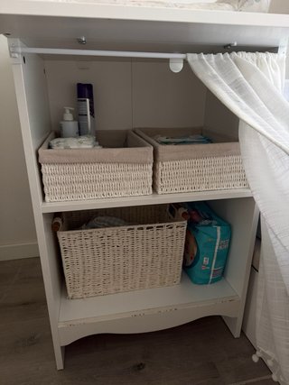 Cambiador y Librería Infantil Blanco