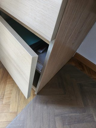 Escritorio Malm Ikea Madera Beige