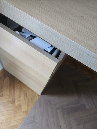 Escritorio Malm Ikea Madera Beige