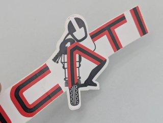 Pegatinas Ducati Originales Años 70