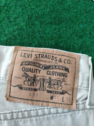 Jeans Levi's 451 Vintage 1995 Made in Italy