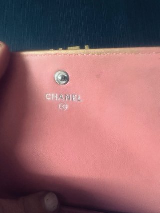 Portafoglio Chanel Camellia Giallo Oro