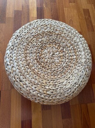 Puff fibras platanera 60x18cm