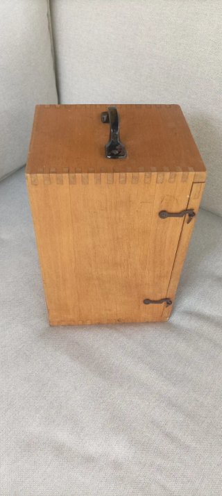 Microscopio antiguo "Schatz" Ruf & Co Kassel.