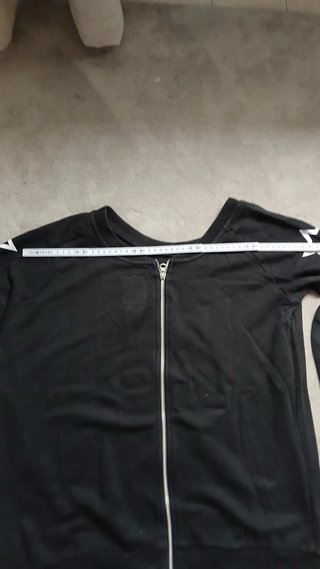 Adidas Felpa con Zip e Stelle Nera Taglia S
