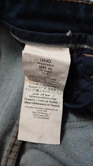 Liu Jo Jeans Skinny con Zip Caviglie Blu Taglia 33