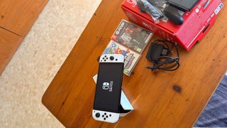 Nintendo Switch OLED Blanca + Juegos