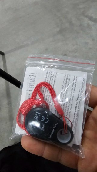 Aro de luz con trípode