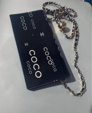 Portafoglio Chanel Coco Tessuto marrone