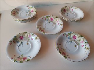 Platos de porcelana fina elegantes