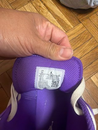 Zapatillas Air Jordan Moradas Blancas Talla 38