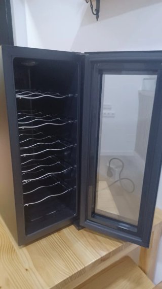Vinoteca de cristal para 12 botellas