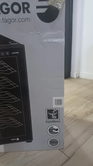Vinoteca de cristal para 12 botellas