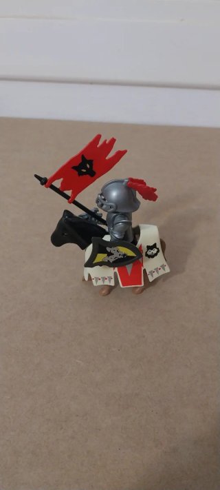 Playmobil,caballero,gualdrapa,lote,castillo,fortin