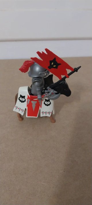 Playmobil,caballero,gualdrapa,lote,castillo,fortin