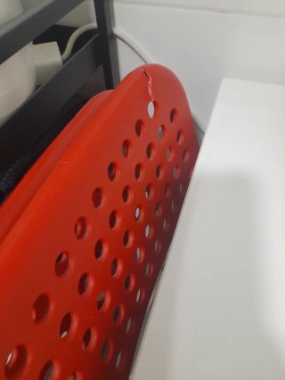 Mesa y 4 Sillas Cocina Blancas y Rojas