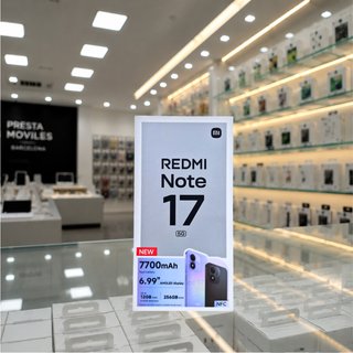 Xiaomi Redmi Note 17 256GB Negro Nuevo Sellado