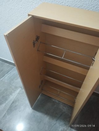 Zapatero alto madera 10 compartimentos