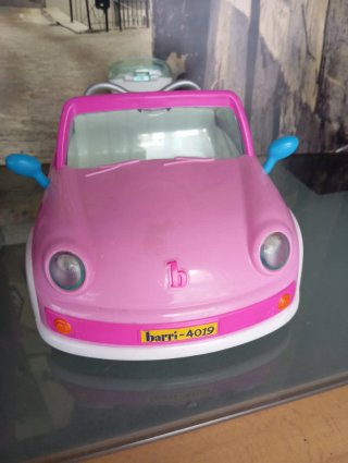 Coche y Moto Barriguitas Rosa