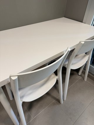 Escritorio IKEA LAGKAPTEN/ADILS + 2 Sillas TEODORE