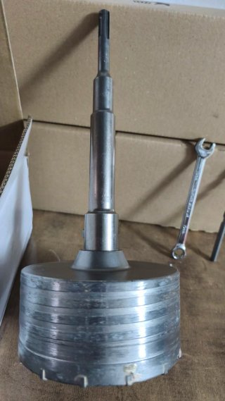 Corona para ladrillo y hormigón sds plus