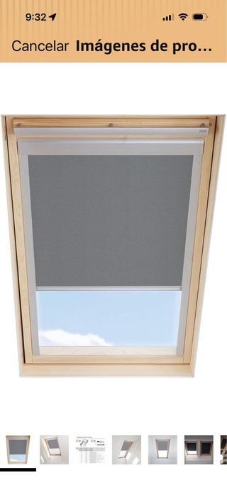 Cortina Oscurecimiento Velux Gris