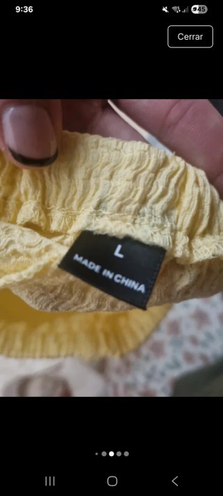 Pantalón fluido amarillo